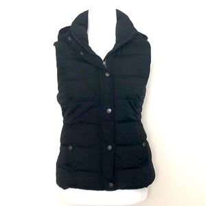 NEW!Abercrombie&Fitch puffer vest w/hoodie#NWOT